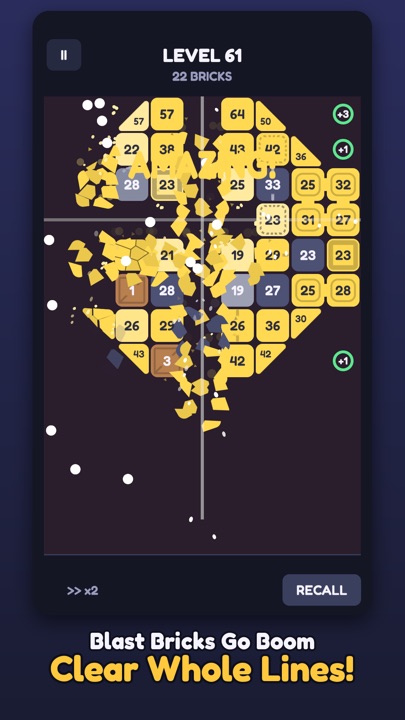 A smiling face level breaking apart